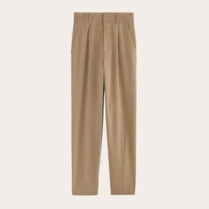 Everlane Women's Draper Tapered Pant in Buttersmooth in Ash Brown, Size 6